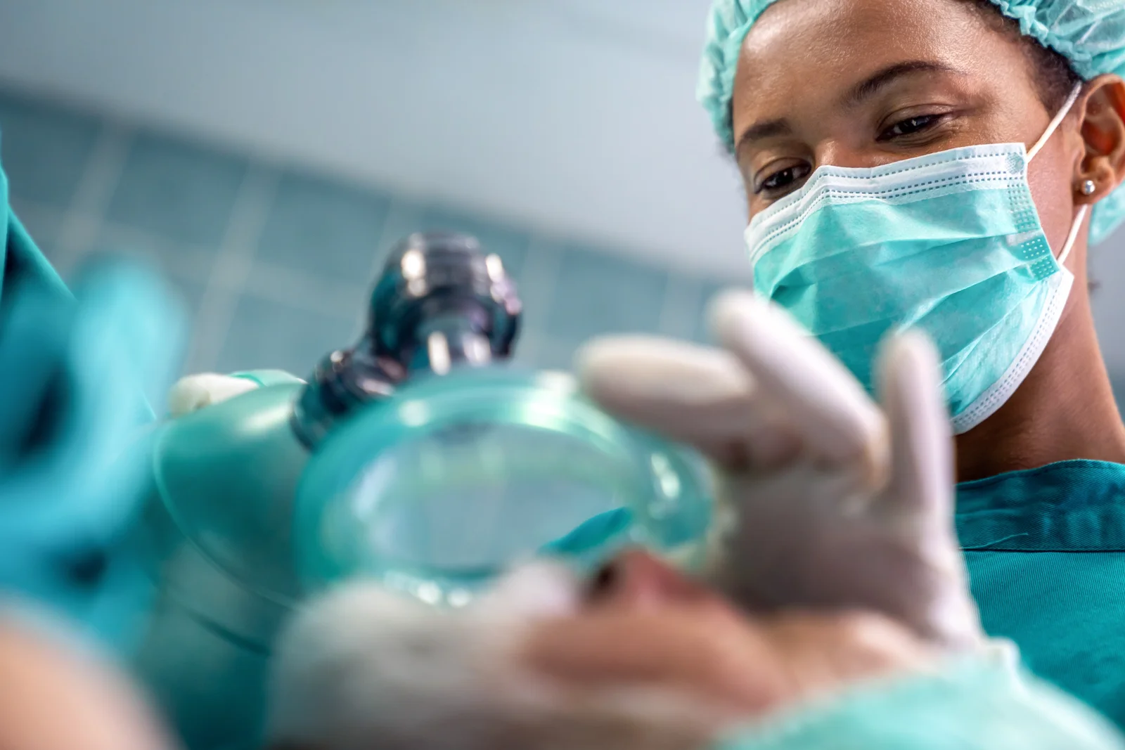 Medical professionals discussing career `